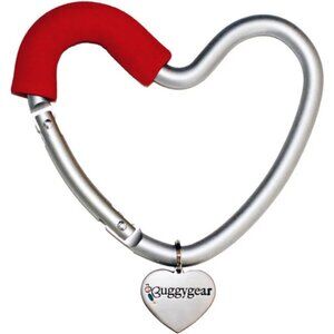 BuggyGear Heart Stroller Hook Red